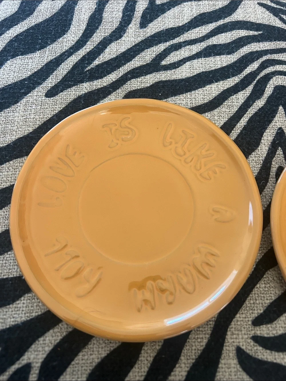 UO Love Is Like A Warm Roll  Plate  - 2 Pack
